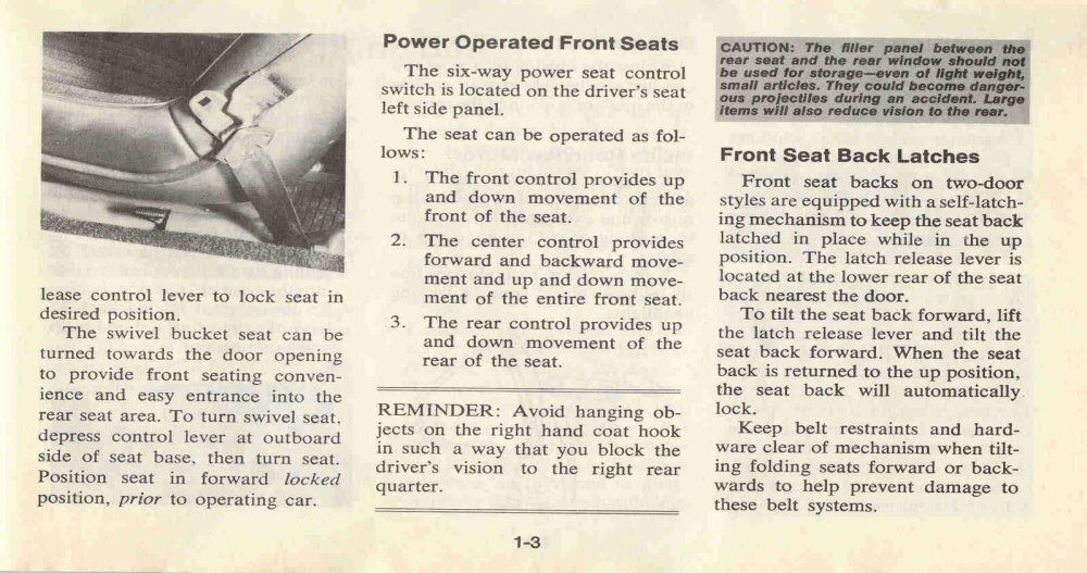 1977 Chev Chevelle Owners Manual Page 60